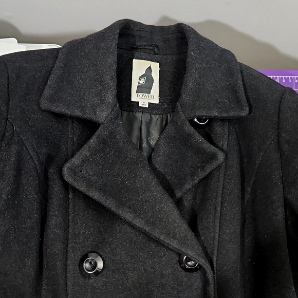 Woman's Double-Breasted Peacoat - Picture 6 of 6